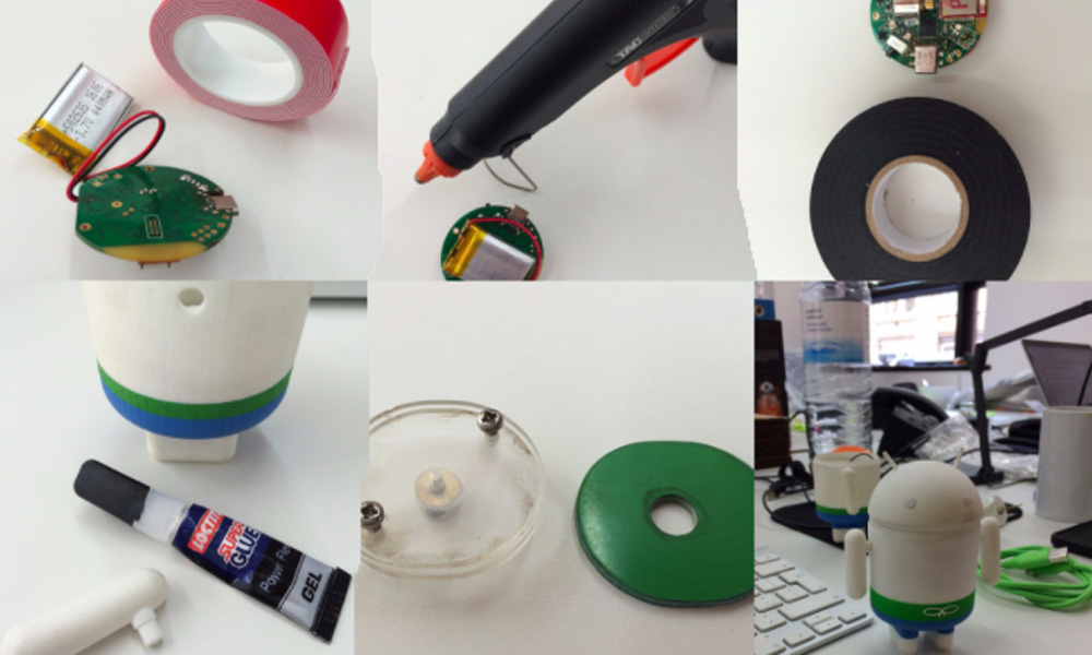 Photo of the assembly stages of Bezzies